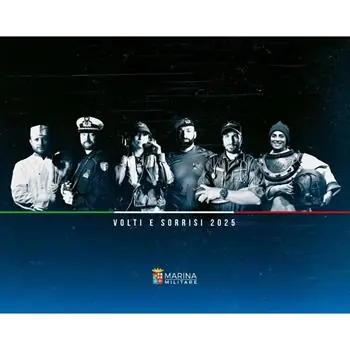 Flitsaanbieding Marina Militare. Volti e sorrisi. Calendario da muro 2025. Ediz. a colori