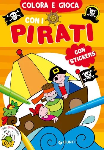 Colora e gioca con i pirati. Con adesivi. Ediz. a colori Speciale Aanbieding