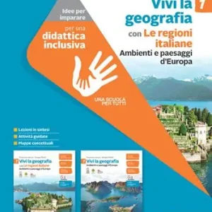 Vivi la geografia. Idee per imparare. Per la Scuola media. Con espansione online. Vol. 1 Ambienti e paesaggi d‘Europa Gereduceerde Prijs
