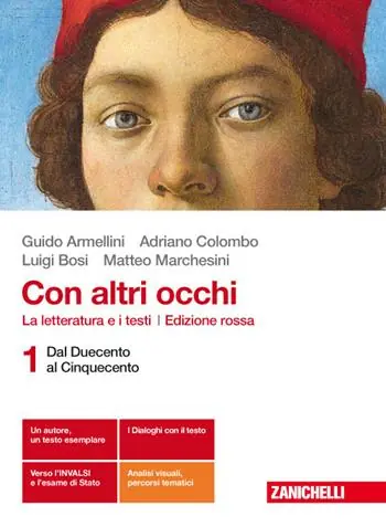 Hoge Kwaliteit Con altri occhi. La letteratura e i testi. Per le Scuole superiori. Con Contenuto digitale (fornito elettronicamente). Vol. 1 Dal Duecento al Cinquecento