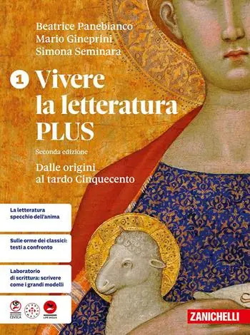 Vivere la letteratura Plus + Antologia della Commedia. Per le Scuole superiori. Vol. 1 Dalle origini al tardo Cinquecento Uitverkoop
