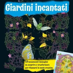 Betaalbaar Giardini incantati. Scratch & relax. Con bastoncino in bambù
