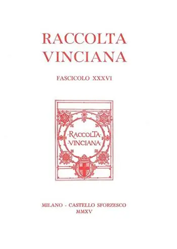Raccolta vinciana (2015). Vol. 36 Finale Uitverkoop