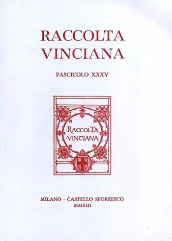 Raccolta vinciana (2013). Vol. 35 Finale Uitverkoop
