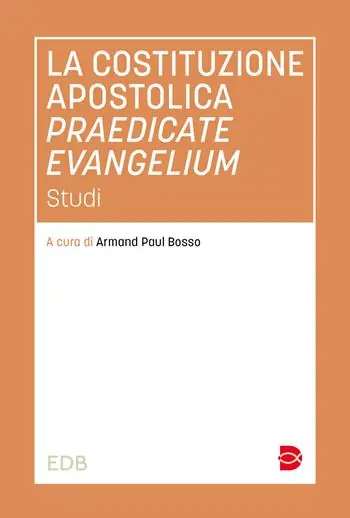 Uitverkoop La costituzione apostolica praedicate evangelium. Studi
