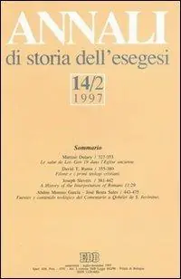 Annali di storia dell‘esegesi. Vol. 14/2 1997 Voordeelprijs