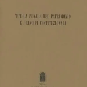 Tutela penale del patrimonio e principi costituzionali Tijdelijk Beschikbaar