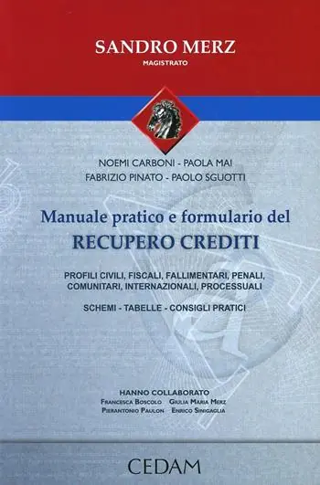 Manuale pratico e formulario del recupero crediti. Profili, civili, fiscali, fallimentari, penali, comuntari, internazionali, processuali. Schemi-Tabelle-Consigli... Betrouwbaar