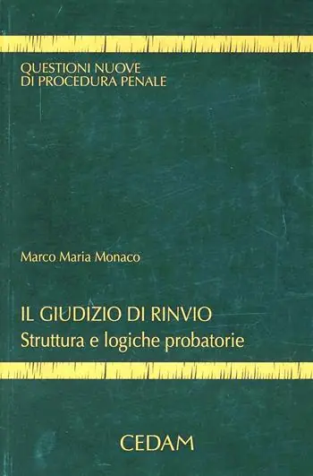 Finale Uitverkoop Il giudizio di rinvio. Struttura e logiche probatorie