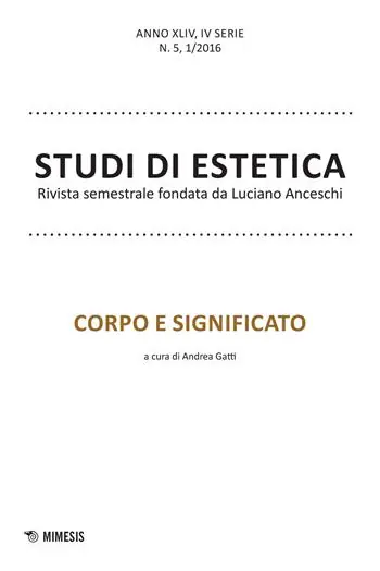 Studi di estetica (2016). Vol. 1 Corpo e significato Koopje