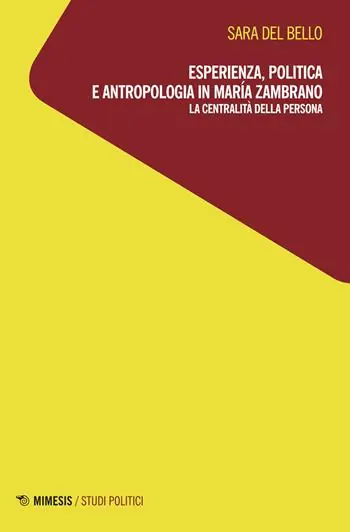 Esperienza, politica e antropologia in María Zambrano. La centralità della persona Weekendaanbieding