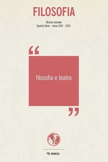Alleen Vandaag Filosofia. Filosofia e teatro (2021)