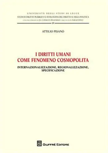 I diritti umani come fenomeno cosmopolita. Internazionalizzazione, regionalizzazione, specificazione Flitsaanbieding