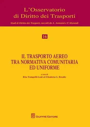 Il trasporto aereo tra normativa comunitaria e uniforme Merkproduct