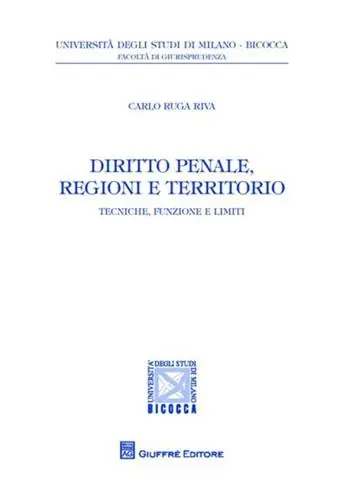 Diritto penale, regioni e territorio. Tecniche, funzioni e limiti Exclusieve Aanbieding